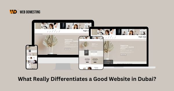 What Really Differentiates a Good Website Design Dubai?
