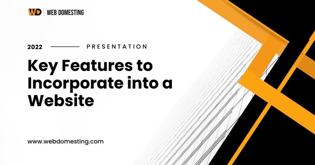 Key Features to Incorporate into a Website design dubai